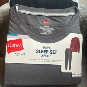Hanes Men's Gray Sleep Set